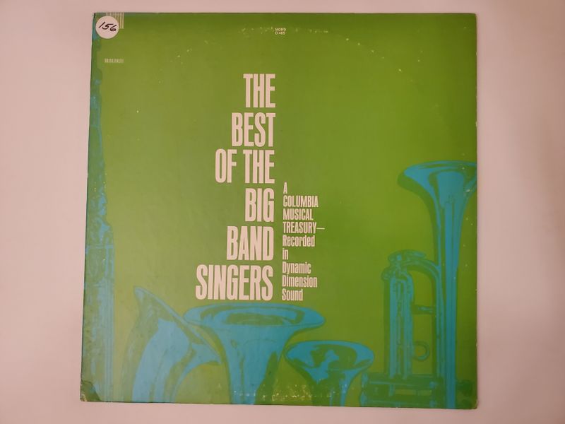 Various Artists The Best of the Big Band Singers vinyl record
